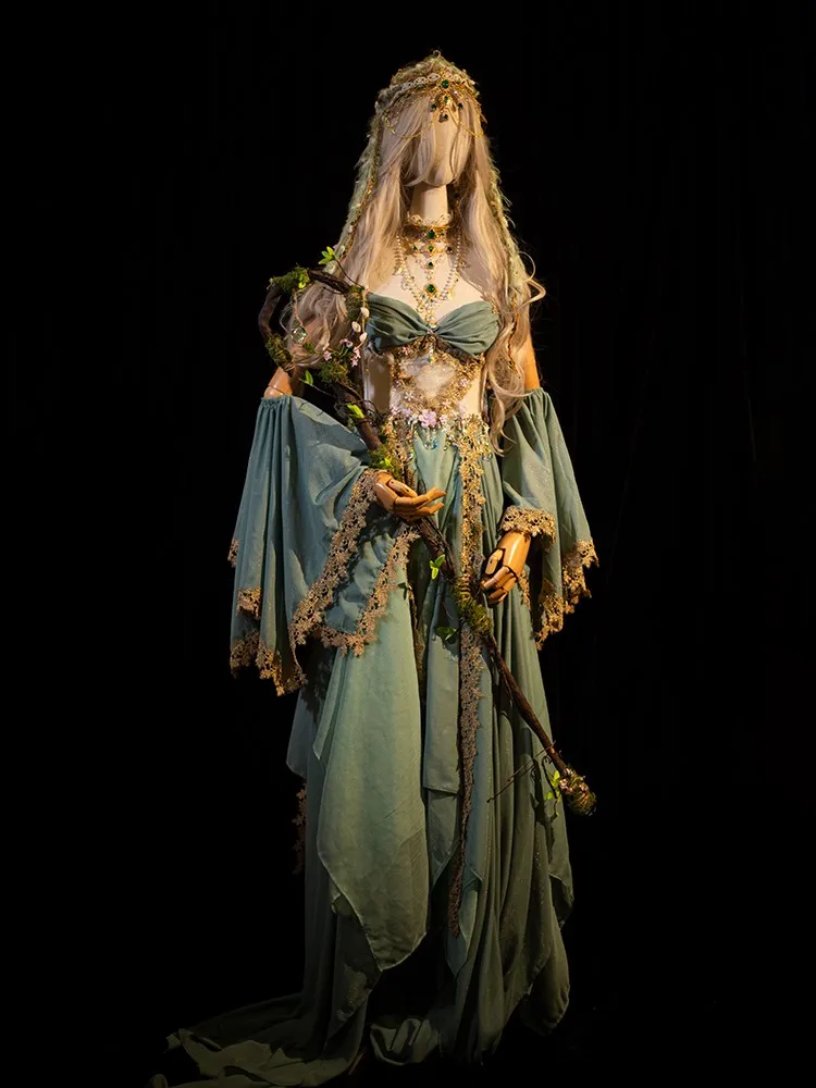 

Handmade exotic fair-themed photography travel photo performance dress