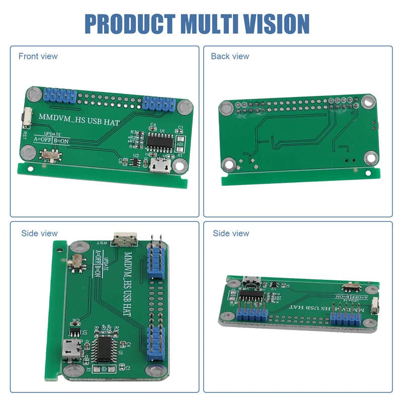 Jumbospot MMDVM HS USB HAT Adapter Board Replace For Rasberry Pi For Windows Linux Android Hotspot DSTAR DMR