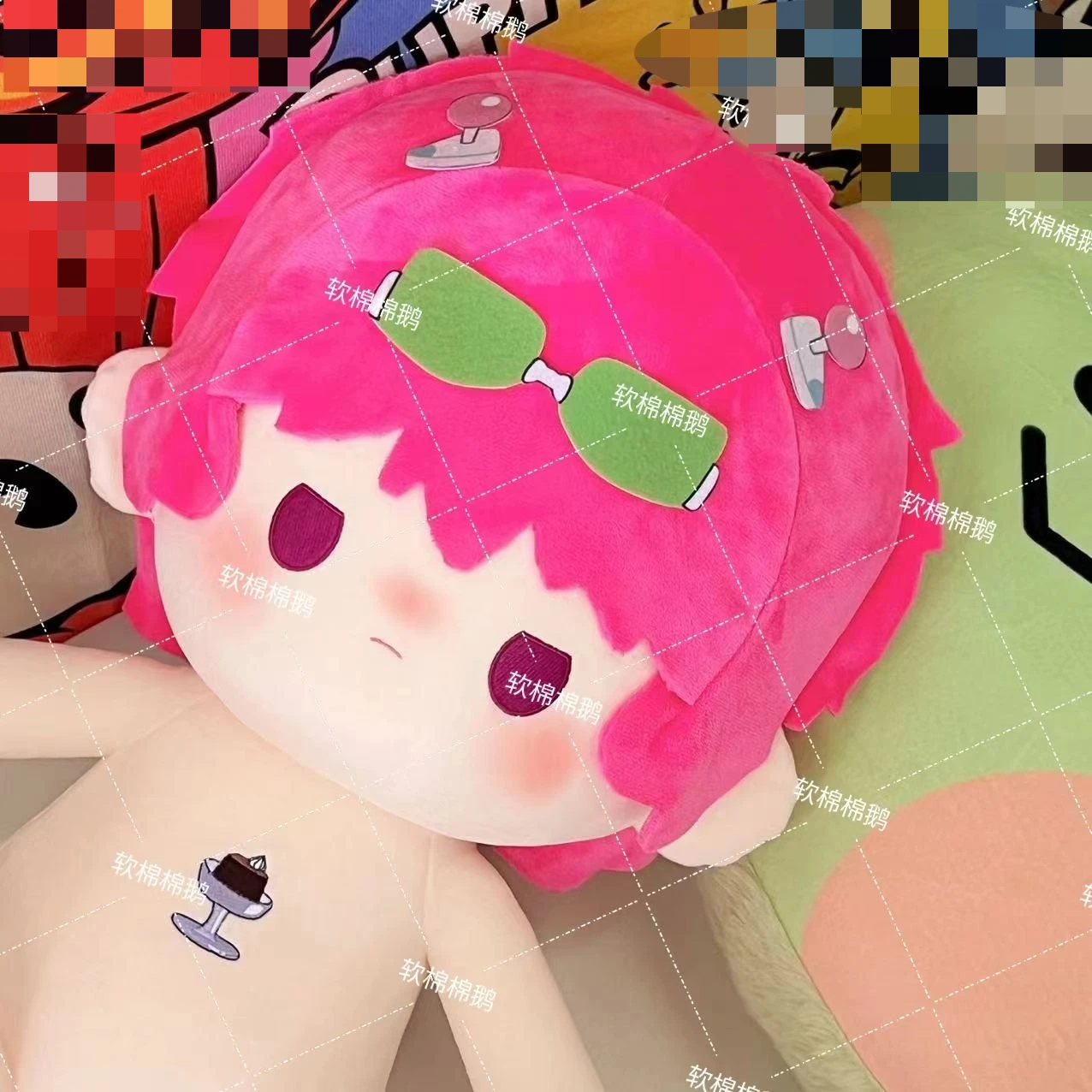 

40 см аниме «Даastrous Life of Saiki K», плюшевая кукла Saiki Kusuo, мягкая игрушка для косплея, подарок на день рождения