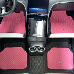 Bling Crown Anti Slip Car Foot Mats for Car SUV & Truck, Cute Pink Car Universal Floor Cushion, Car Accessories For Women