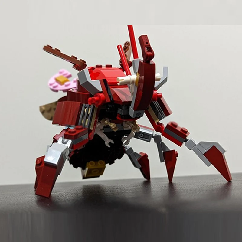 Популярная аниме-модель MOC, строительные кирпичи, аниме Monster Mecha, модульные технологии, подарки, праздник, сборка, детские игрушки, костюм
