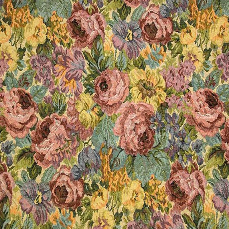 High Quality Vintage Yarn-dyed Fabric DIY Sewing Skirt Luggage Sofa Pillow Fabric Home Textile National Style Jacquard Fabric