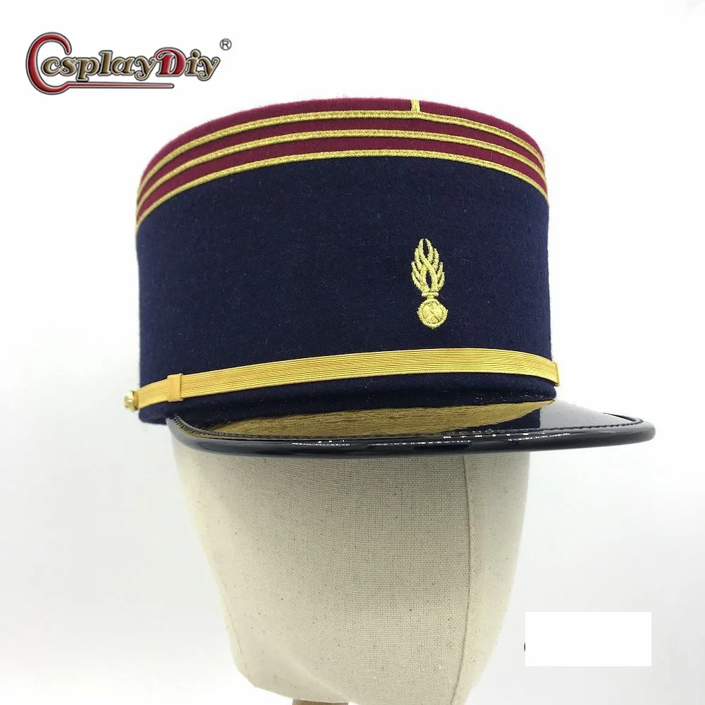 French Kepi Hat Kepi Hat Cylindrical Hat Flat Cap Re-spelled Version Cap  French Army headgear