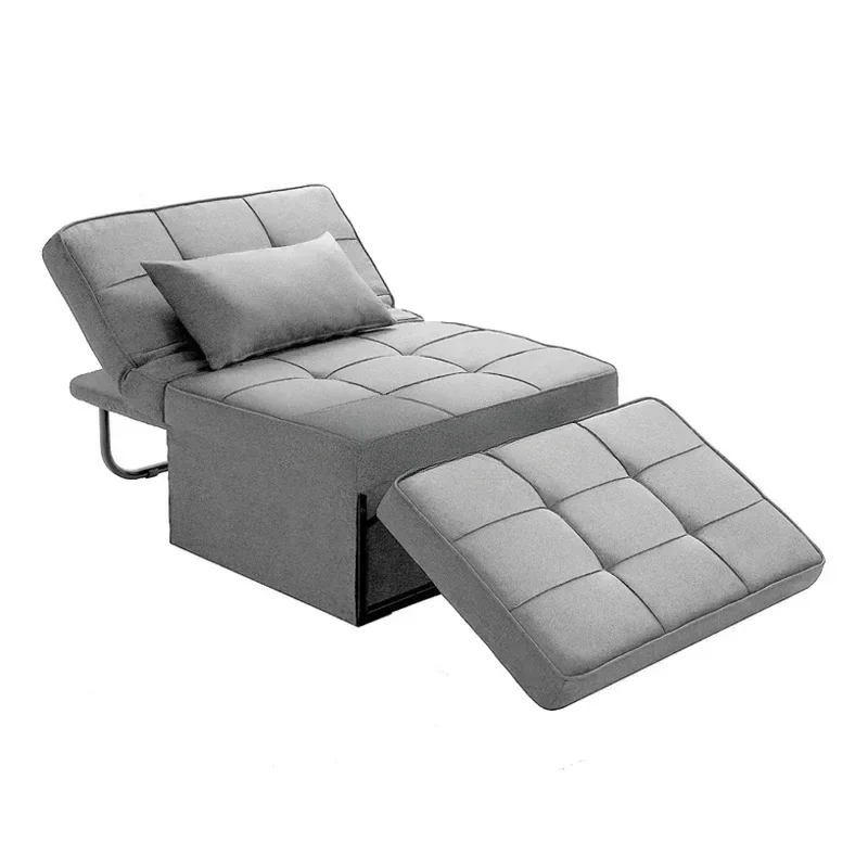 

Sofá-cama moderno Sleeper, 4 em 1 Cadeira Função, Chaise Lounge, Living Bed