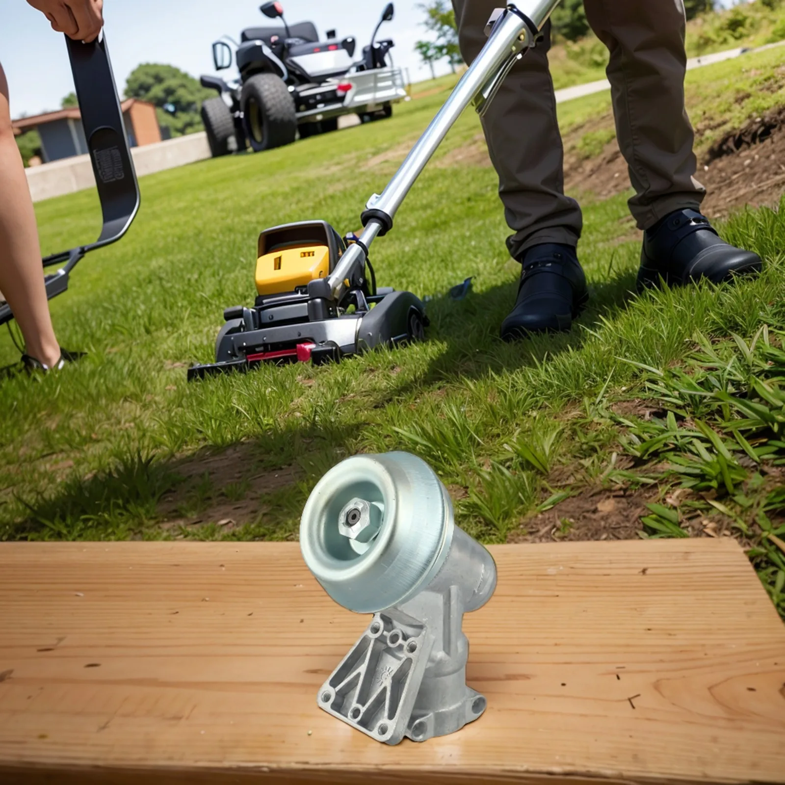 

A Must Have Accessory for Every Gardener This gearbox reducer is designed to improve performance on your grass trimmers