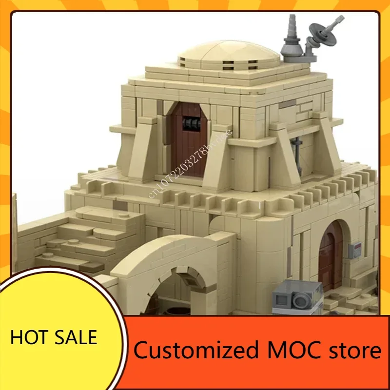 1919PCS Angepasst MOC Space Battle Tatooine Residential Hut Puzzles Technologie DIYAssembly Urlaub Geburtstag Spielzeug Weihnachten Geschenk