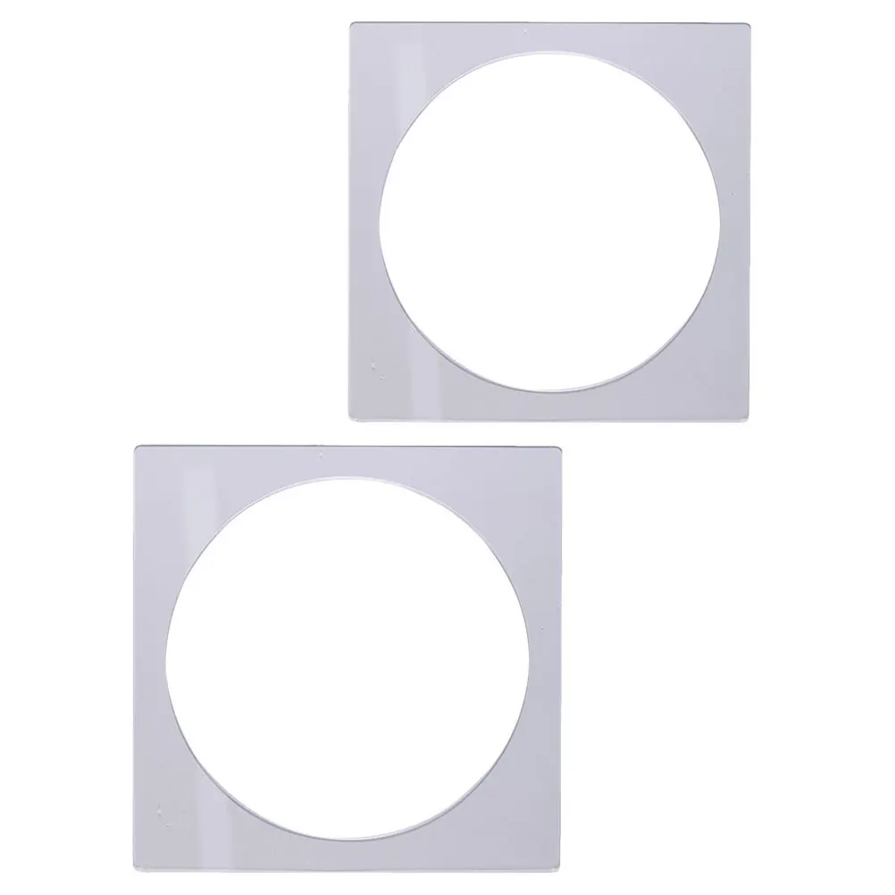 

2 Pcs Face Plastering Tool Set Baking Mold Cake Cutting Layer Mould Biscuit Boards Icing Tools Acrylic Molds for