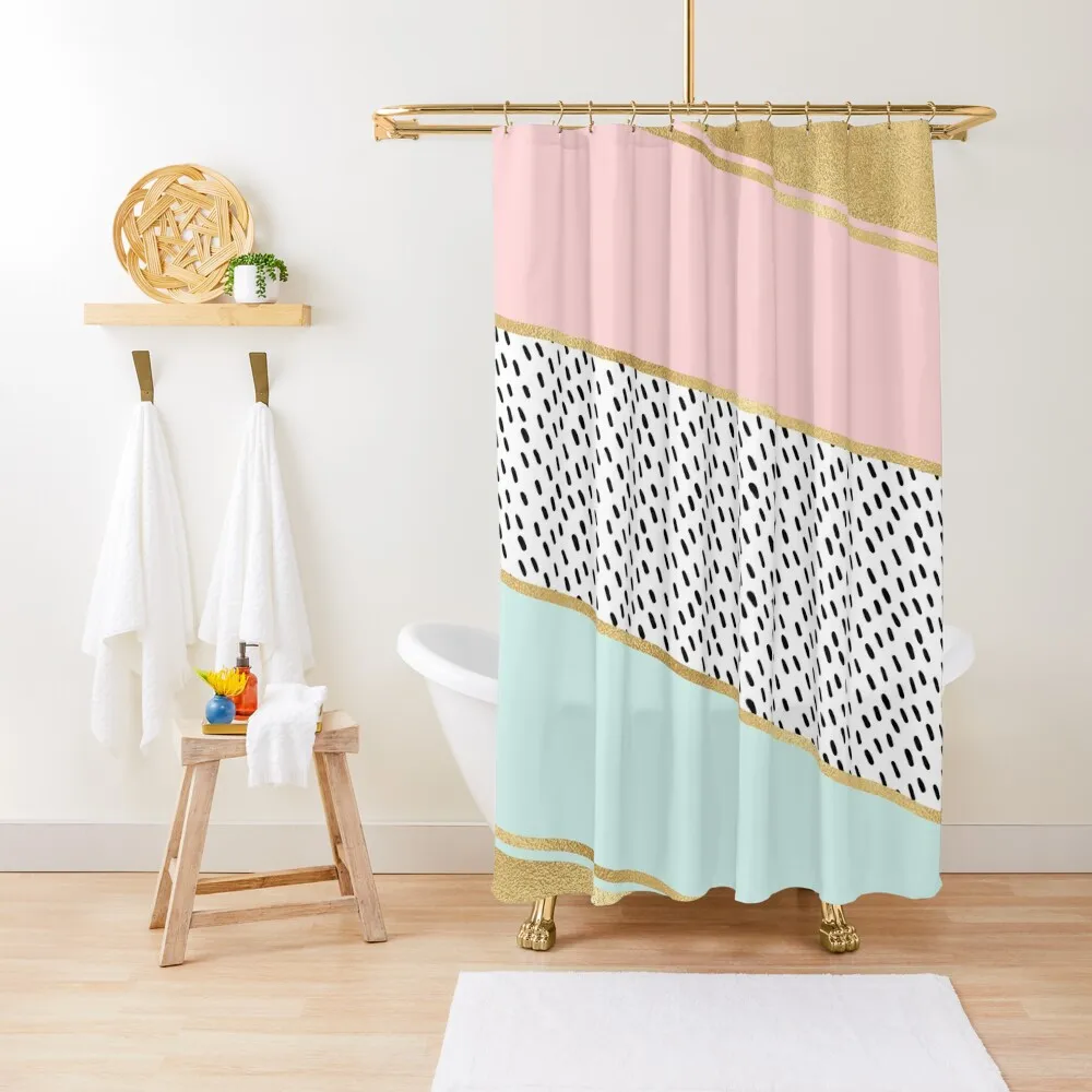 

Golden pastel luminescence Shower Curtain Bathroom Showers Bathroom Box Curtain