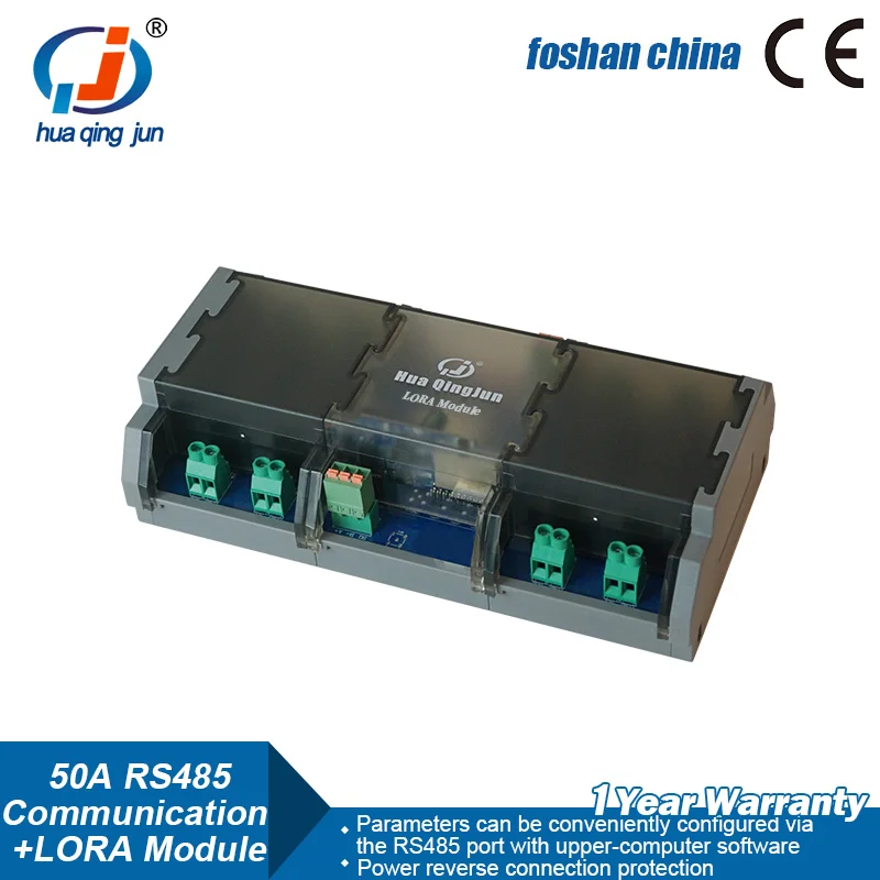 8-Channel RS485 LoRa Relay Module High Power 50A Relay RS485 Modbus Dual-mode Wireless & Wired Connectivity for Smart Farm view 3