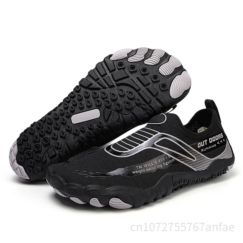 Water Shoes Women Men Slip On Beach Barefoot Outdoor Upstream Wading Swimming Aqua Shoes Summer Training Gym Sneakers Unisex New