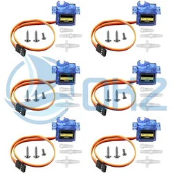 10PCS Sg90 9g Micro Servo Motor, Mini Servos Motor Kit Plastic Gear 180 Degree Servo for Rc Car Airplane Plane for Arduino