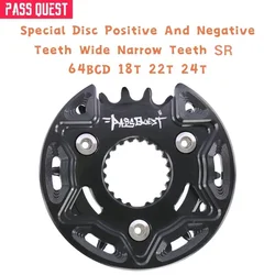 Pass Quest BMX Special Disc Positive And Negative Teeth Wide Narrow Teeth SR 64BCD 18T 22T 24T Bike Performance Bike Parts