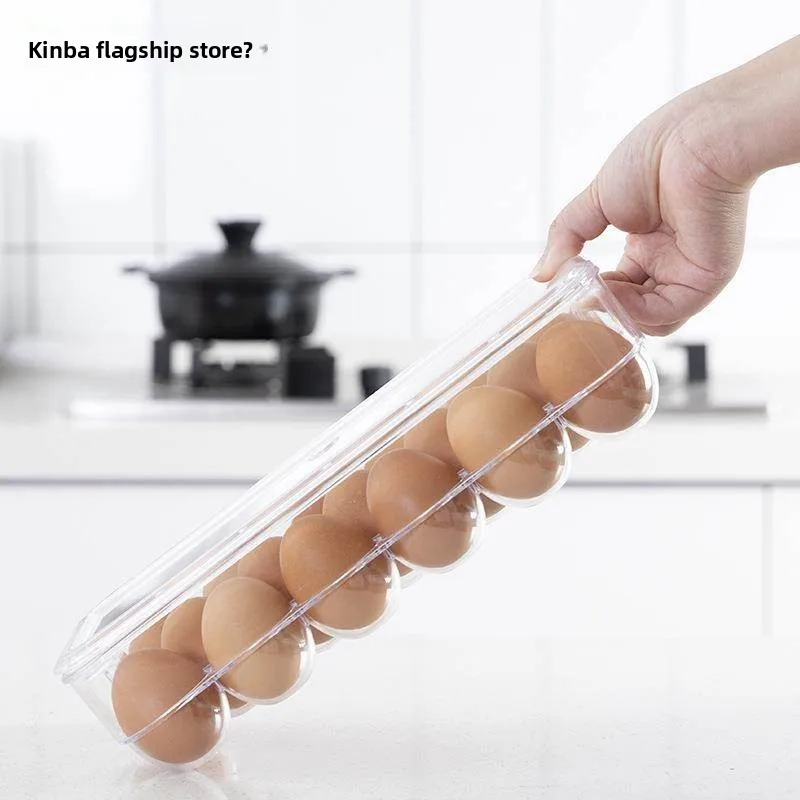

Пластиковый контейнер для хранения яиц, для кухни и дома, для сохранения свежести, 17 ячеек, вертикальный дизайн, органайзер для яиц, крышка в комплекте