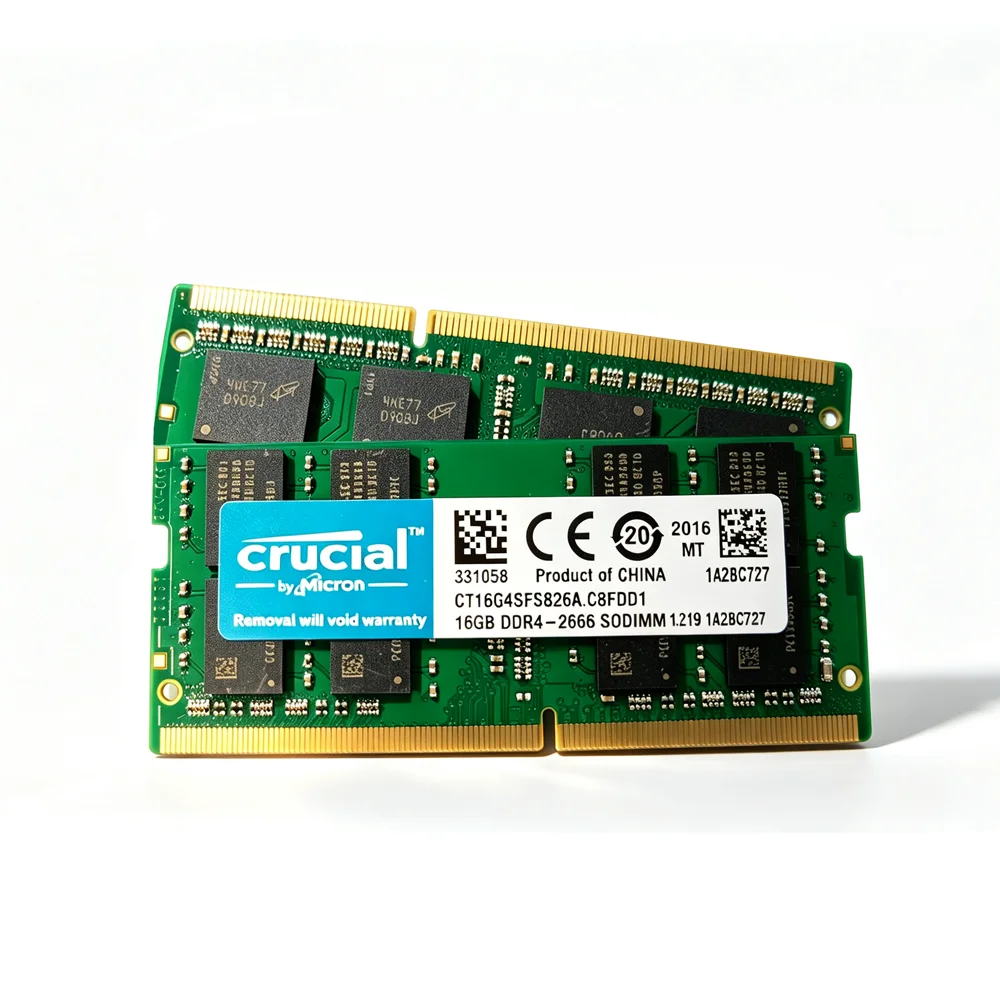 Memory Ram Upgrade - Cruciale DDR4 Laptop RAM SODIMM 4GB