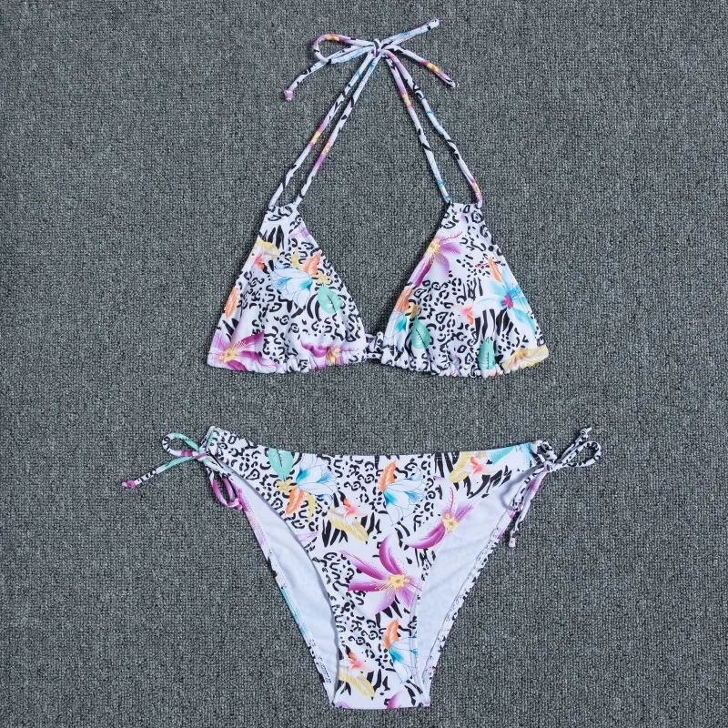 Conjunto de Bikini con realce para mujer, traje de baño de dos piezas con realce, estilo brasileño, ropa de playa, 2022