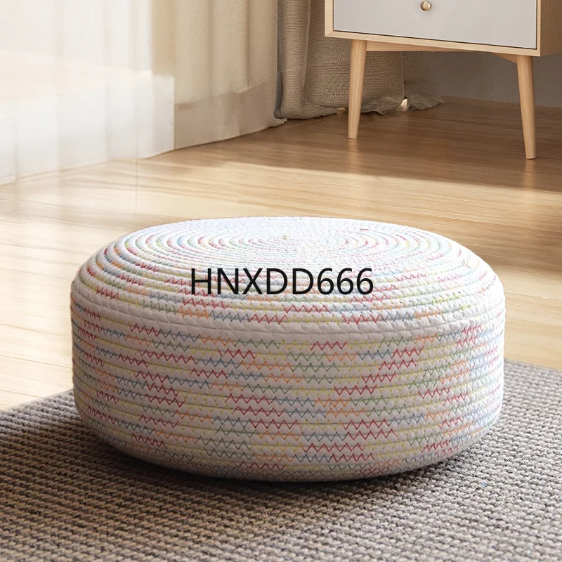 

Home Futon Cushion Household Floor Pu Living Room Tatami Stool Floor Mat Desk chair Footrest seat puffs Ottoman Stools Furniture