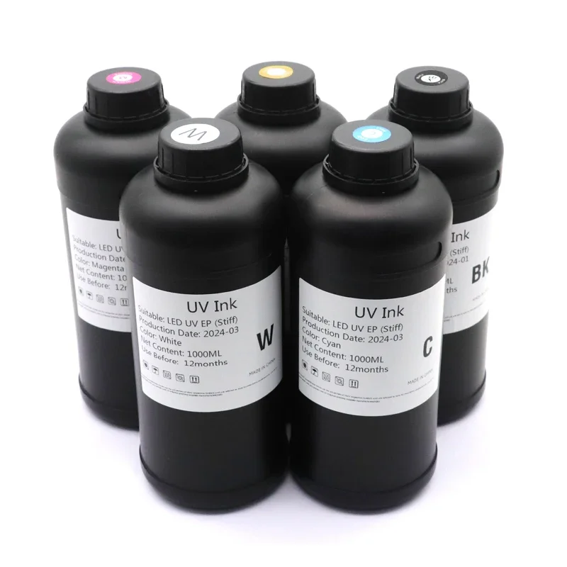 1000ML Atrament LED UV do TX800 XP600 DX5 DX7 DX10 DX4 DX6 L800 L1800 L805 Głowica drukująca do Epson 1390 R1800 R1900 UV Modified Printer