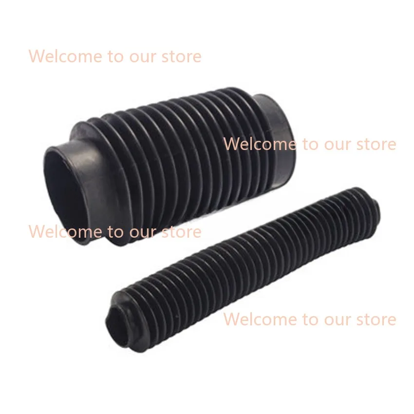 30mm 40mm 50mm 70mm 80mm 100mm Inner Diameter Machinery Black Rubber Flexibility Corrugated Sleeve Bellows 1PC High Quality