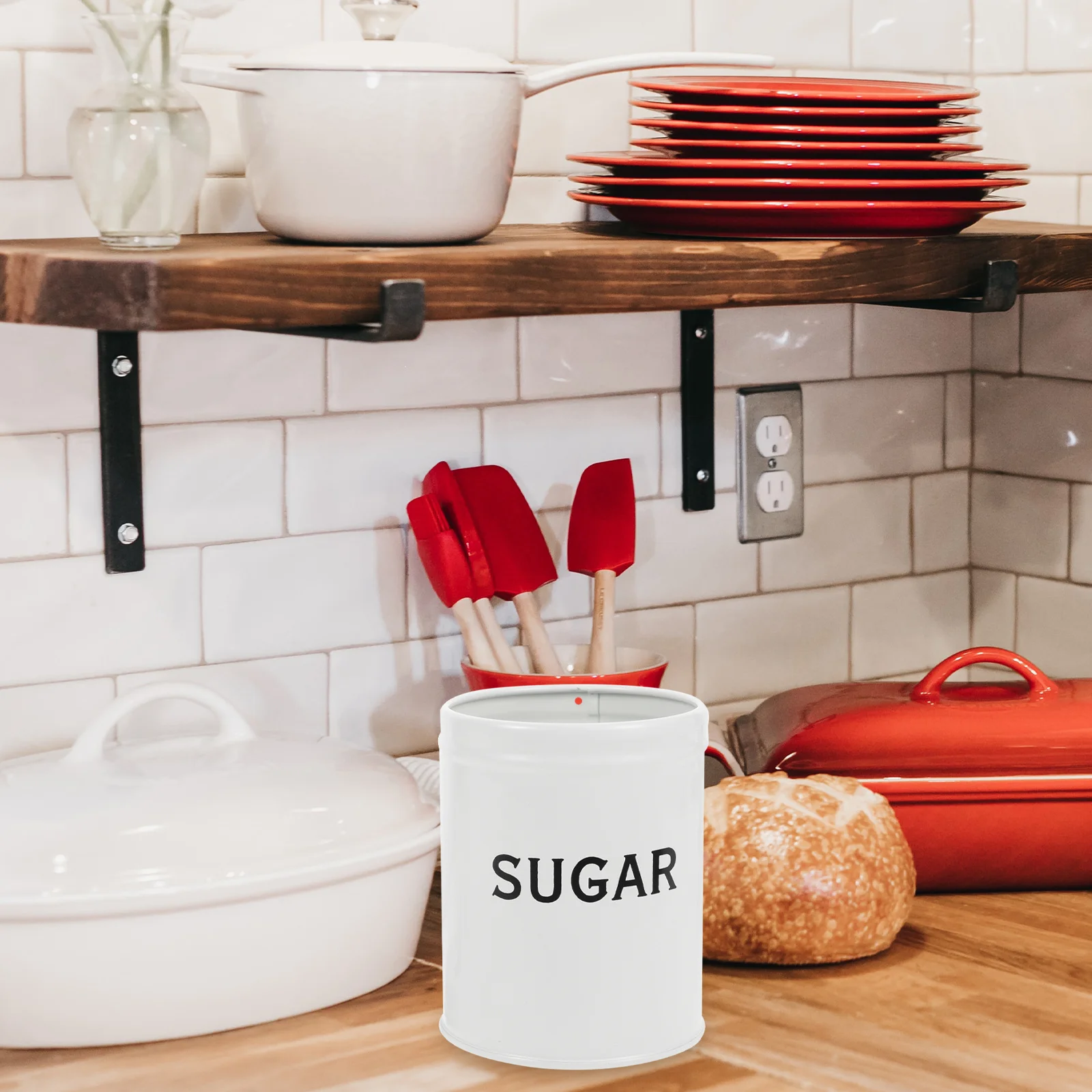 

Portable Metal Tea Canister Handheld Tea Storage Holder Sugar Container Airtight Food Canister Sugar Container