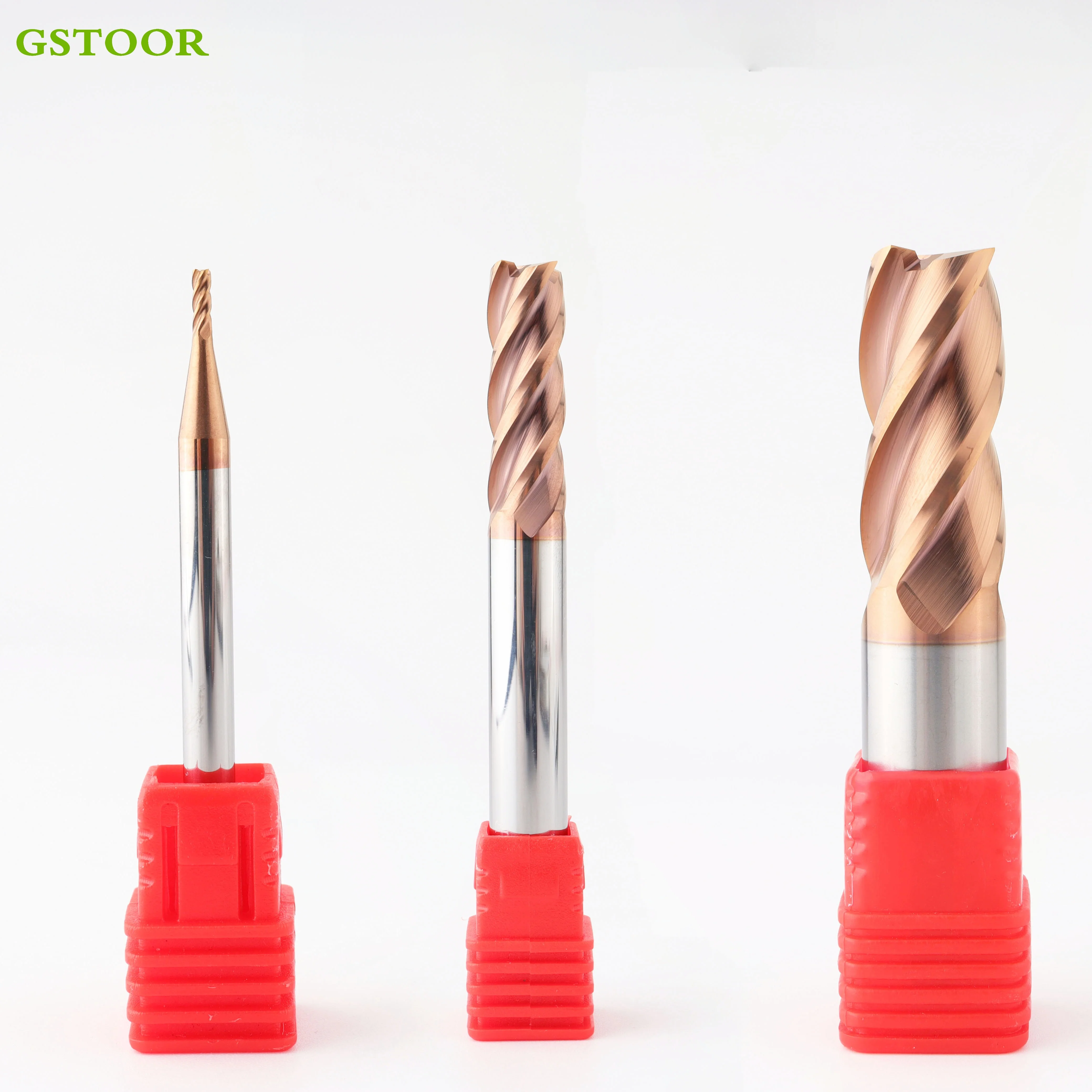 

HRC55 Carbide End Mill 1 2 4 5 6 8 10 12 14mm 4Flutes Milling Cutter Cutting Steel Cutter CNC Maching EndMill Milling Cutter