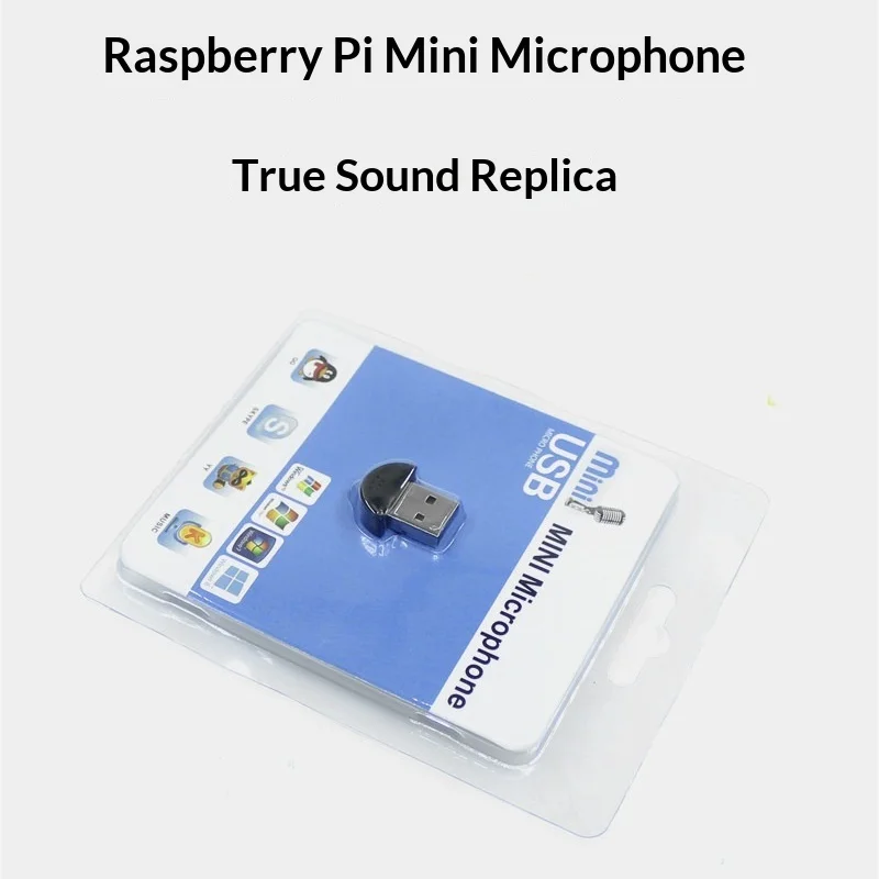 360° Omni-directional Noise Reduction USB Microphone Portable Voice Recording Mic For Raspberry Pi 3B/4B Online Chat Gaming