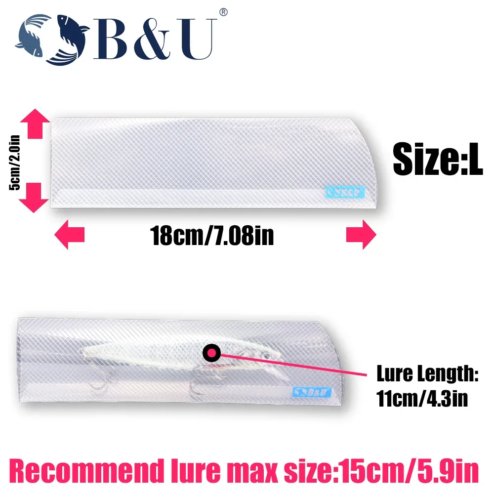 أكياس تخزين طُعم الصيد من B&U للطعوم الصلبة/الناعمة، عبوة متعددة لمعدات صيد الأسماك في المياه العذبة والمياه المالحة #5