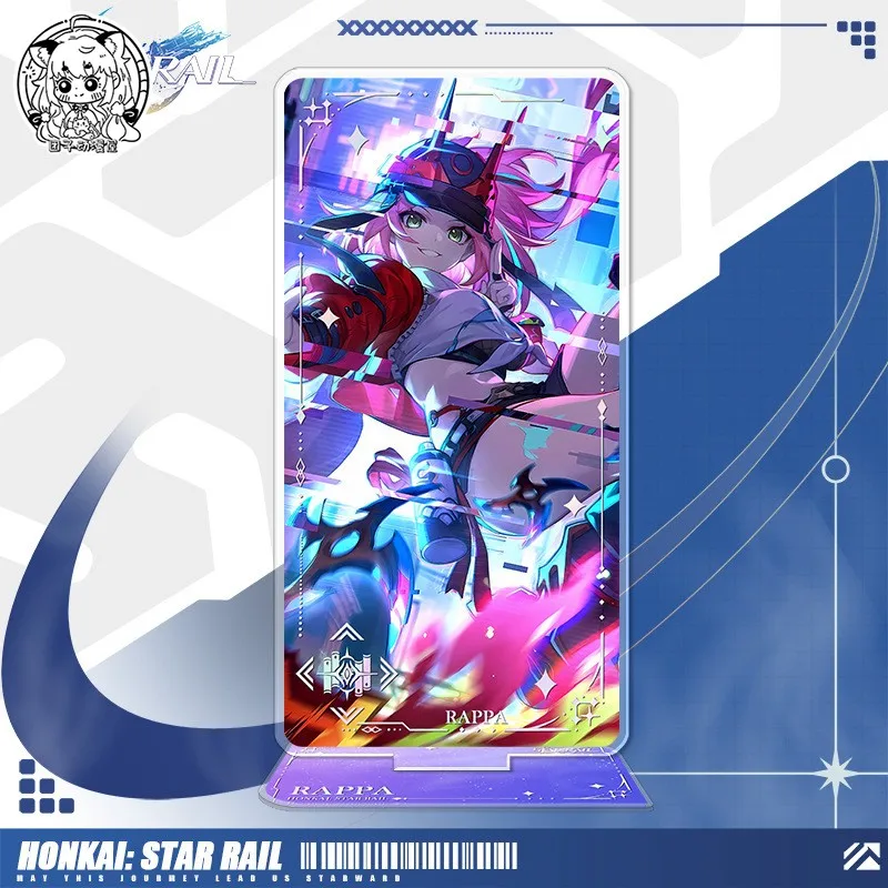 أنيمي هونكاي: ستار السكك الحديدية روبن اليراع Aglaea تأثيري الكرتون سطح المكتب زخرفة الاكريليك 16 سنتيمتر ضوء مخروط الدائمة لوحات هدية عيد الميلاد