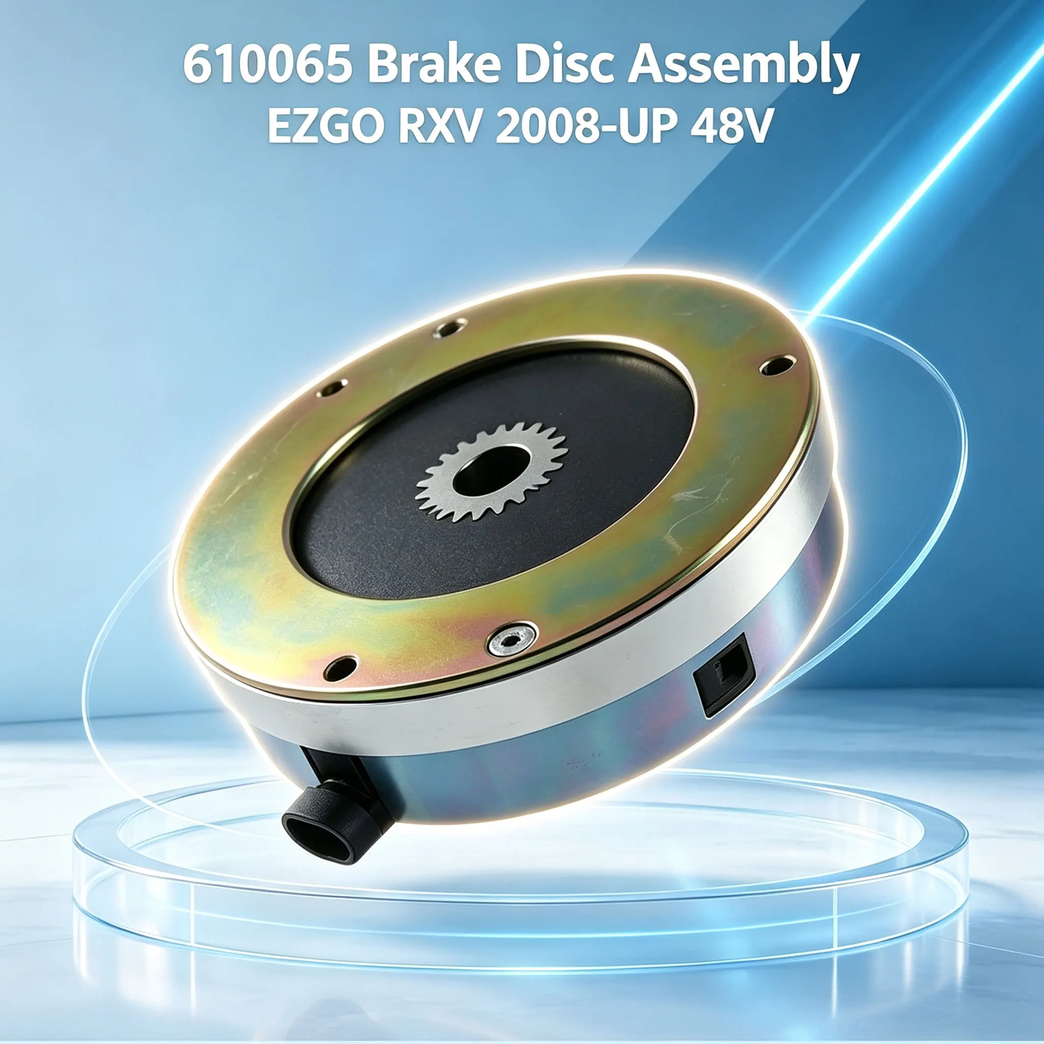Best Seller FirstMotor Brake Disc Assembly IMPROVED DESIGN Fits EZGO Elite RXV 2008 & UP Golf Cart OEM# 610065