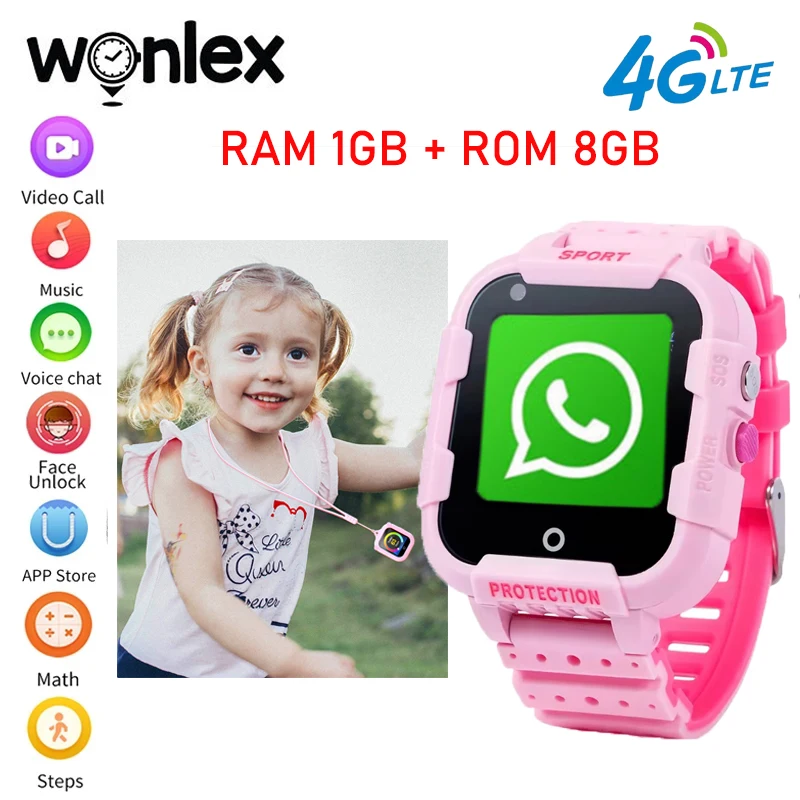 

Getfitsoo kids smart watches 4G video call SOS call GPS Anti-Lost Tracker