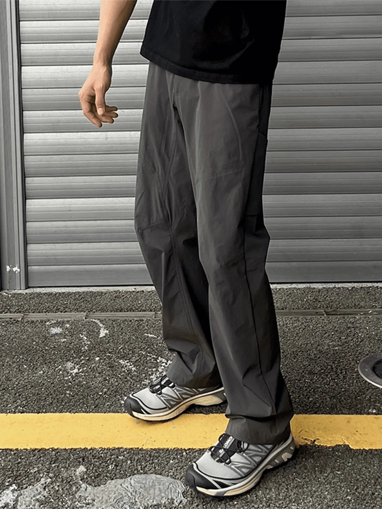 

Легкие повседневные брюки Qui Dry из нейлона с глубокими глазами и птицами, домашние мягкие мужские летние брюки, футболка, антизащитная повседневная футболка...