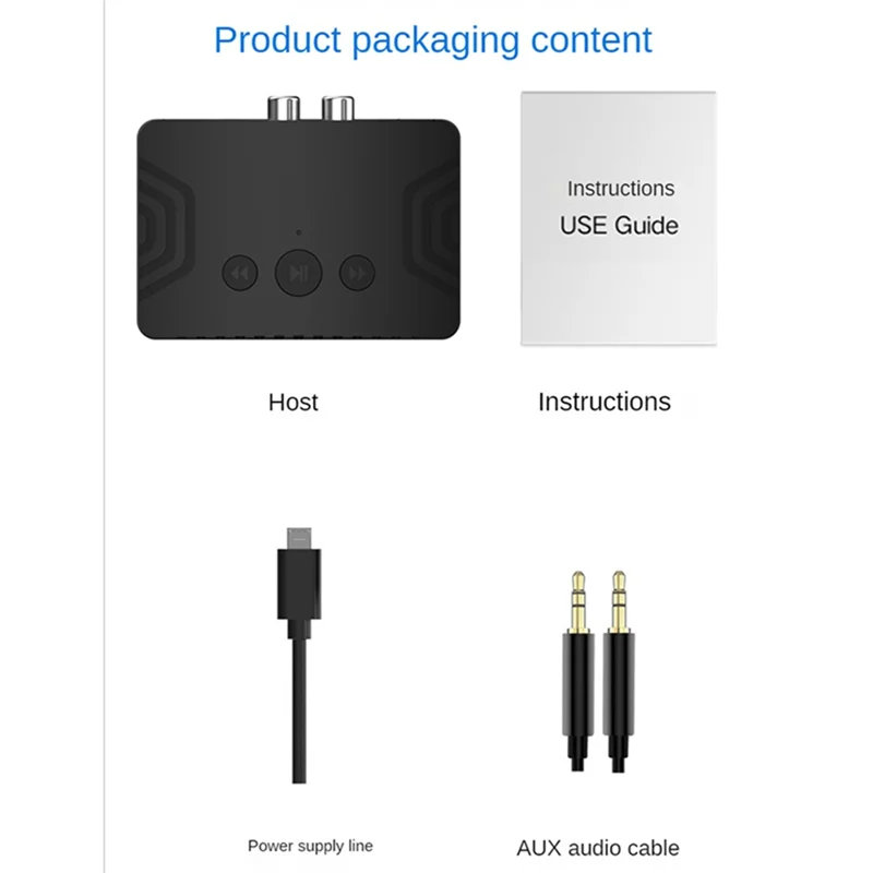 5.3 เครื่องรับเพลงบลูทูธ อะแดปเตอร์บลูทูธ เครื่องรับสัญญาณเสียงบลูทูธไร้สาย ตัวรับลําโพงบลูทูธ