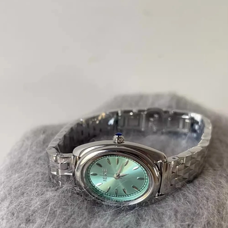 Classic Trend Ladies Watch Elegant Simple Fresh Mint Green 2025 Waterproof Quartz Watch Birthday Gift