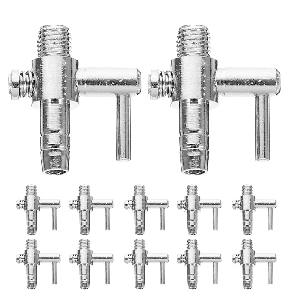 

12Pcs Fish Tank Air Pump Accessories Flow Control Valve Distributor Splitter One Way Air Outlet Adapter Quiet Operation