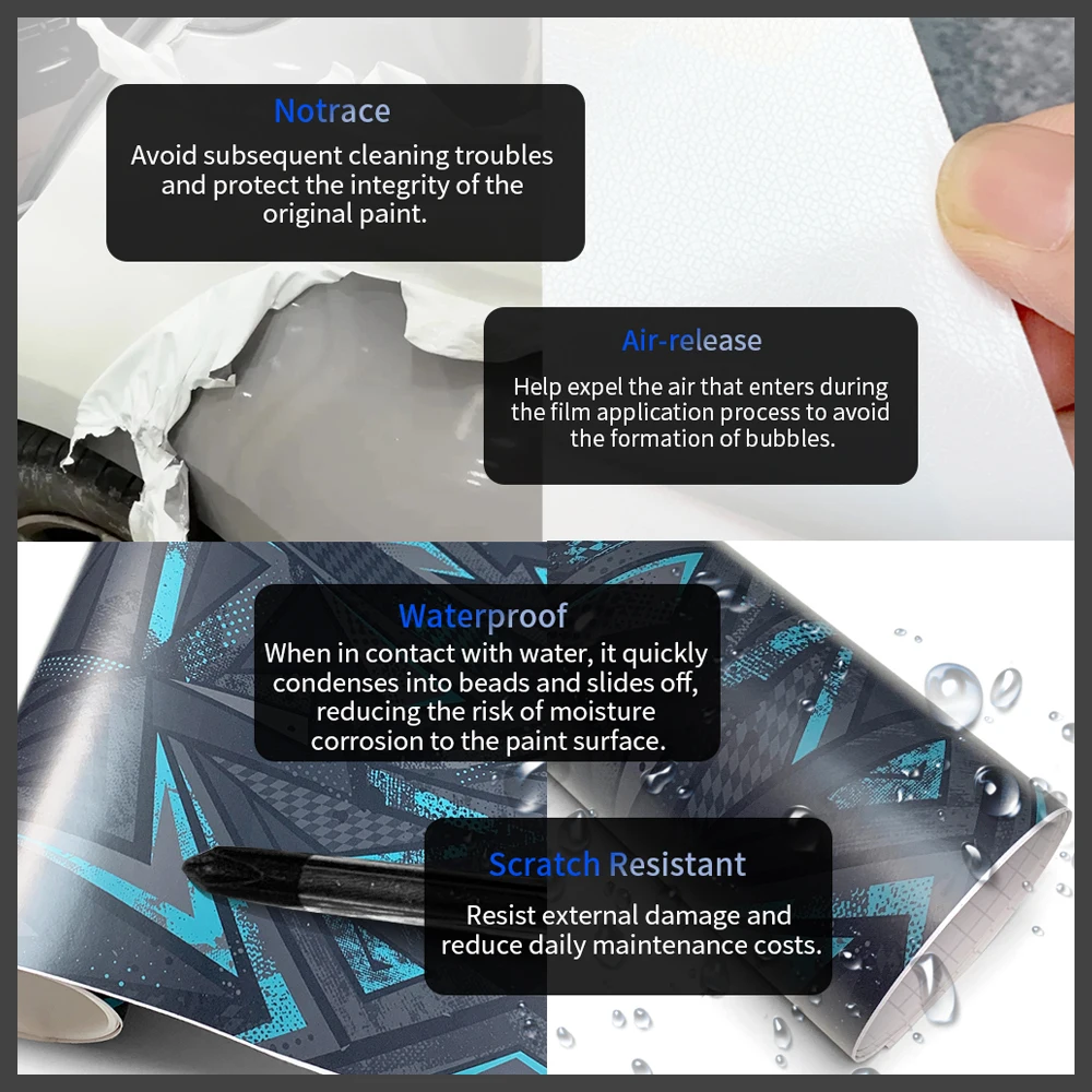 Auto-Folierung Vinyl für Motorradhelme Aufkleber Cyberpunk Dreieck Skateboards Wasserdichte Vinyl-Aufkleber Grafiken Auto-Folierung – Detail 3