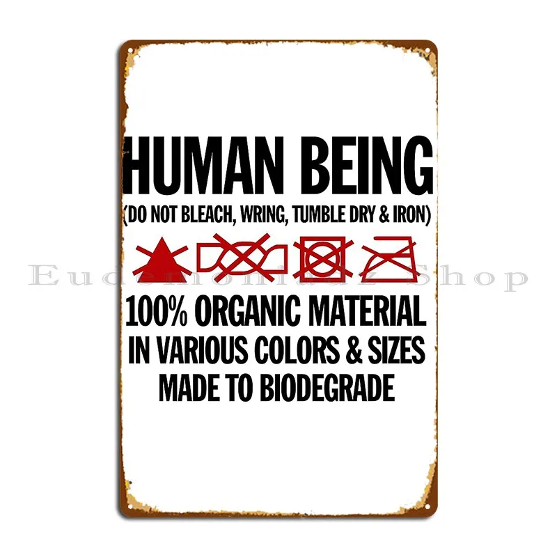 رعاية البشر غسل لوحة معدنية ملصق المرآب نادي السينما سينما مخصص تين تسجيل ملصق