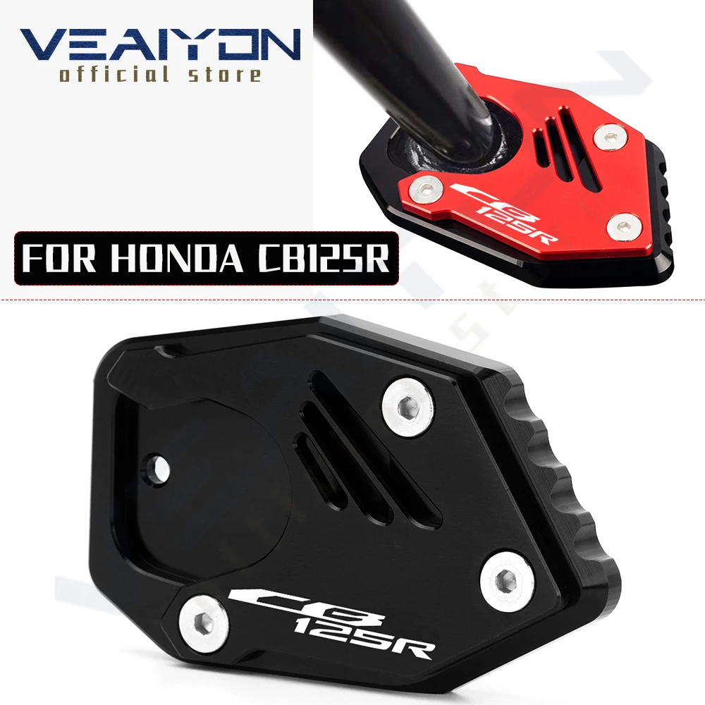 

For HONDA CB125R CB 125R CB125 R 2018 2019-2021 Motorcycle Kickstand Side Stand Extension Enlarger Pad Motorcycle Accessories