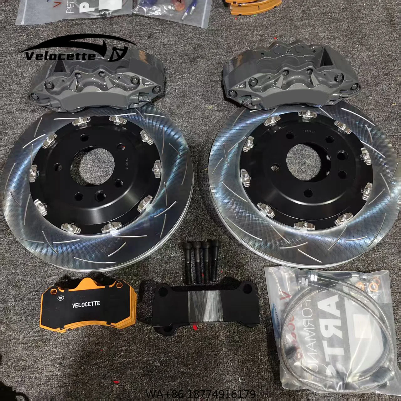 

High Performance 6 Piston 9040 Brake Systems 6 Pot Brake Caliper Kit for Elantra N Sonata Scirocco Arteon