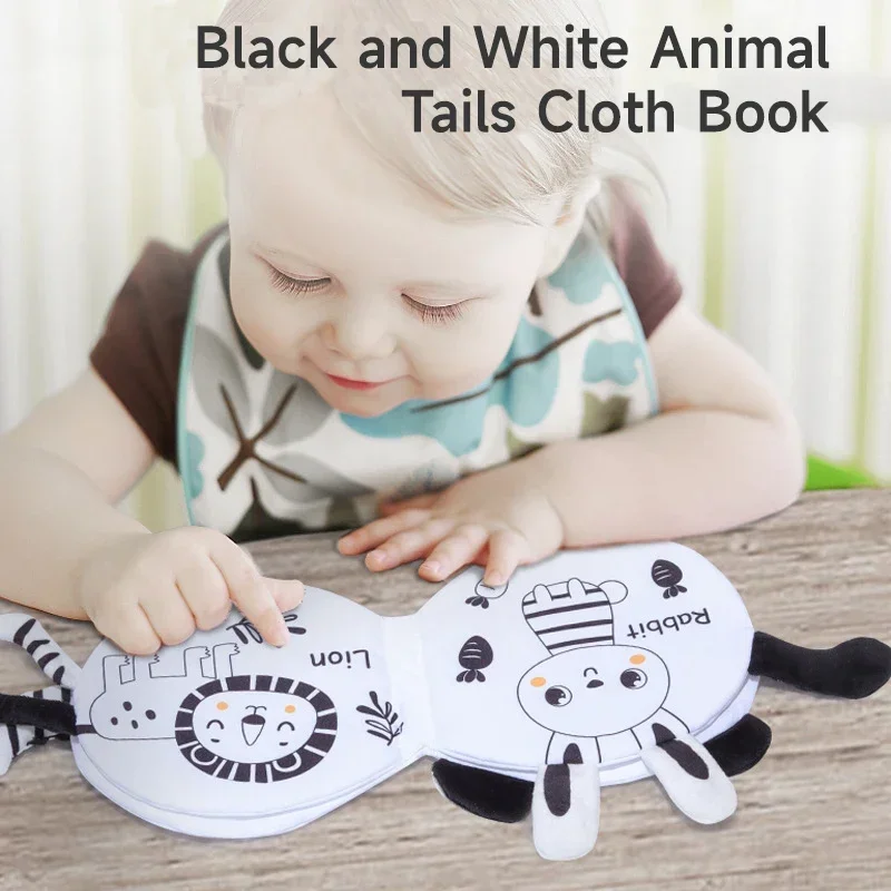 ألعاب الأطفال مونتيسوري 0 12 شهرًا كتاب قماشي للأطفال حديثي الولادة ألعاب سرير الأطفال الصغار النشاط الحسي كتاب من القماش ألعاب تعليمية مبكرة