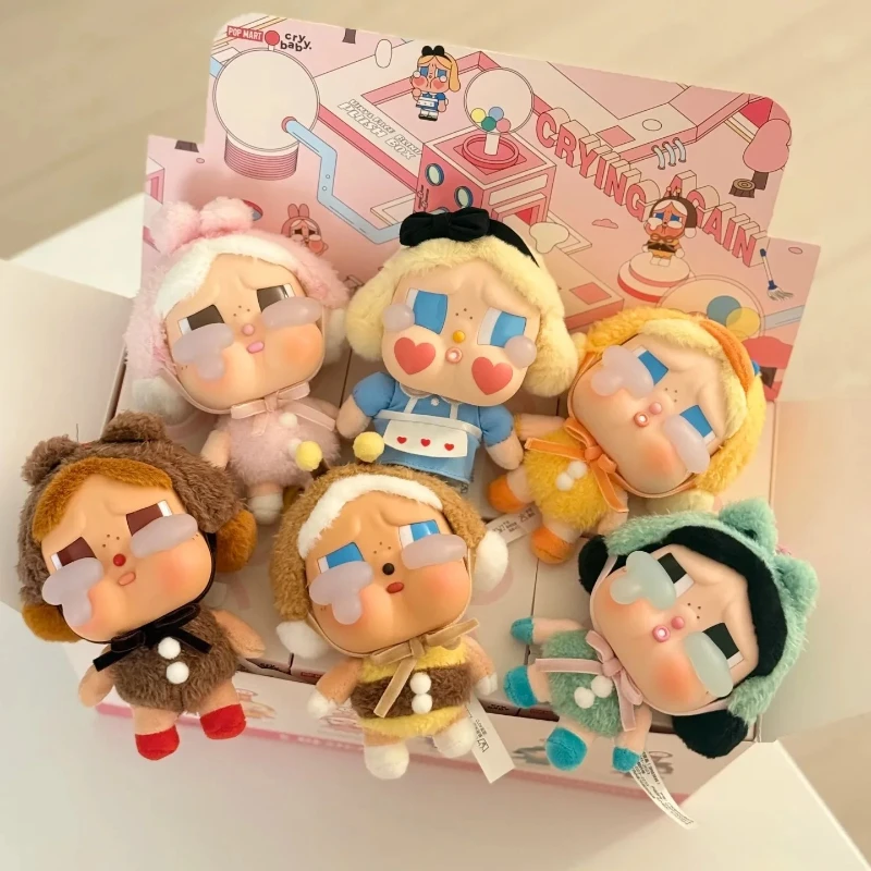

2025 New Crybaby Blind Box Crying Again Series Vinyl Doll Toy Animal Pendant Keychain Mystery Box Gift High Quality Version