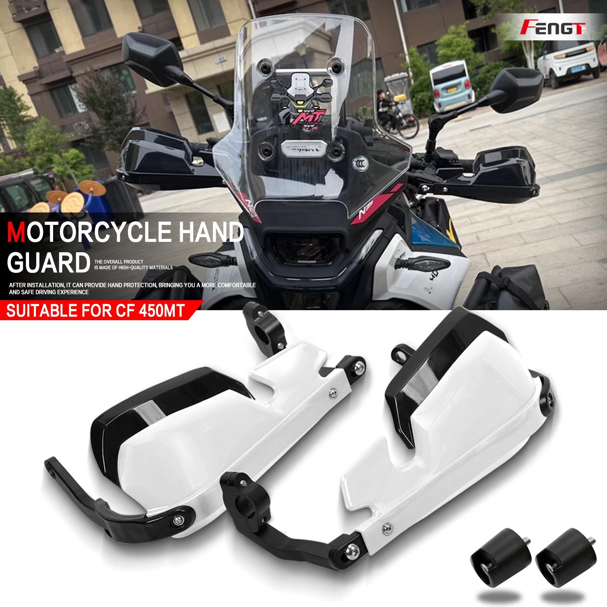 

For CFMOTO 450MT 2024 2025 New Handlebar Handguard Heighten Hand Guards Shield Brake Clutch Lever Protector CF 450 MT MT450
