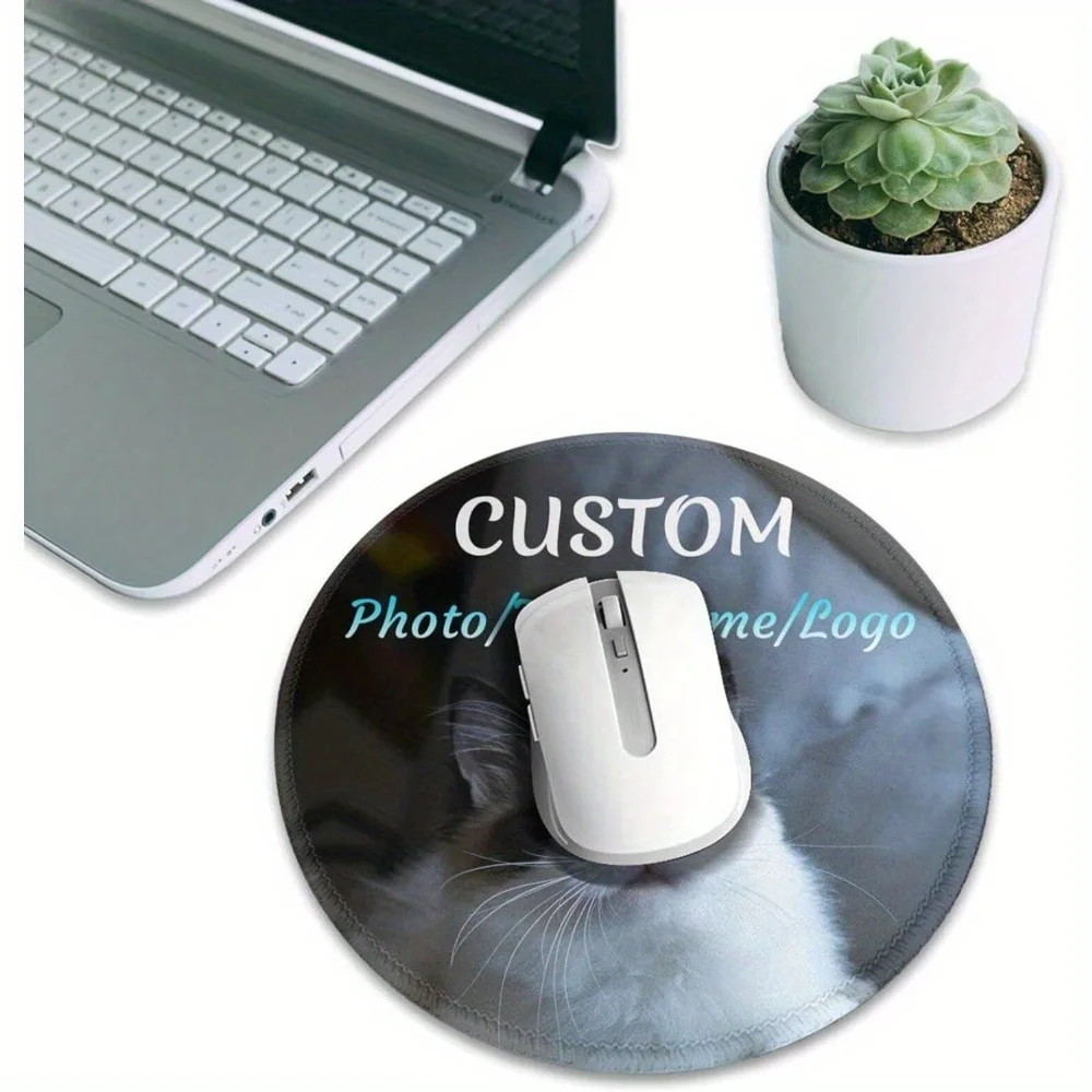 Custom Mouse Pad Round Anti-Slip Mouse Pad Style And Print Ins Style Rubber Base Office Computer Mouse Pad