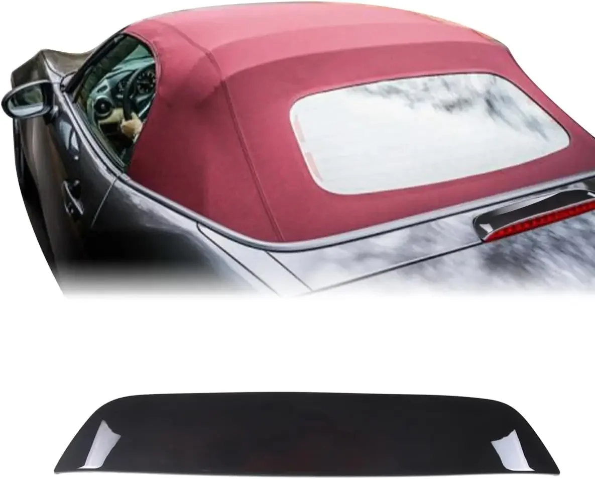 Carbon Fiber Car Tail High Brake Light Top Cover Trim AccessoriesFor Mazda MX-5 ND Roadster Soft Top Convertible 2016-2026