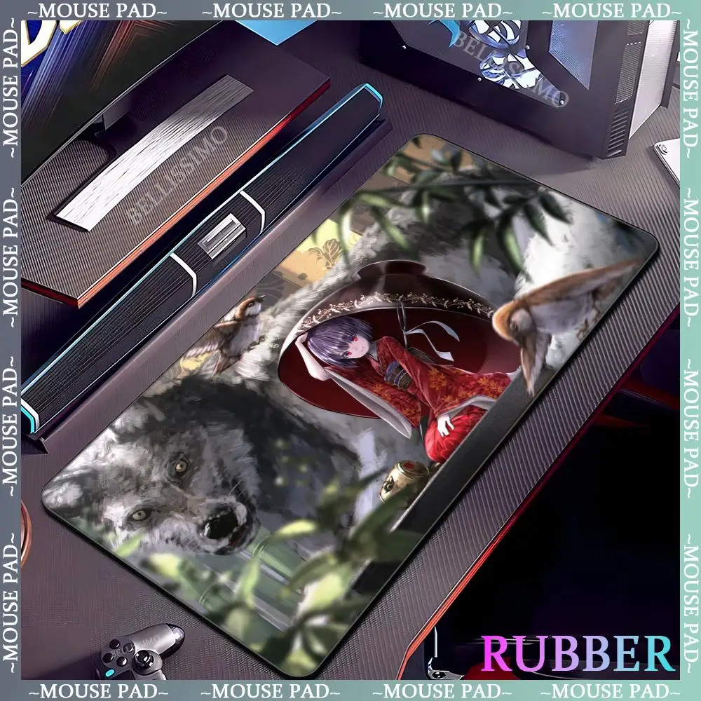 Touhou Project Mouse Office accessories Anime Pad Computer gamers Rubber anti-skid pads Oversized Gaming Mouse Game mouse Mat