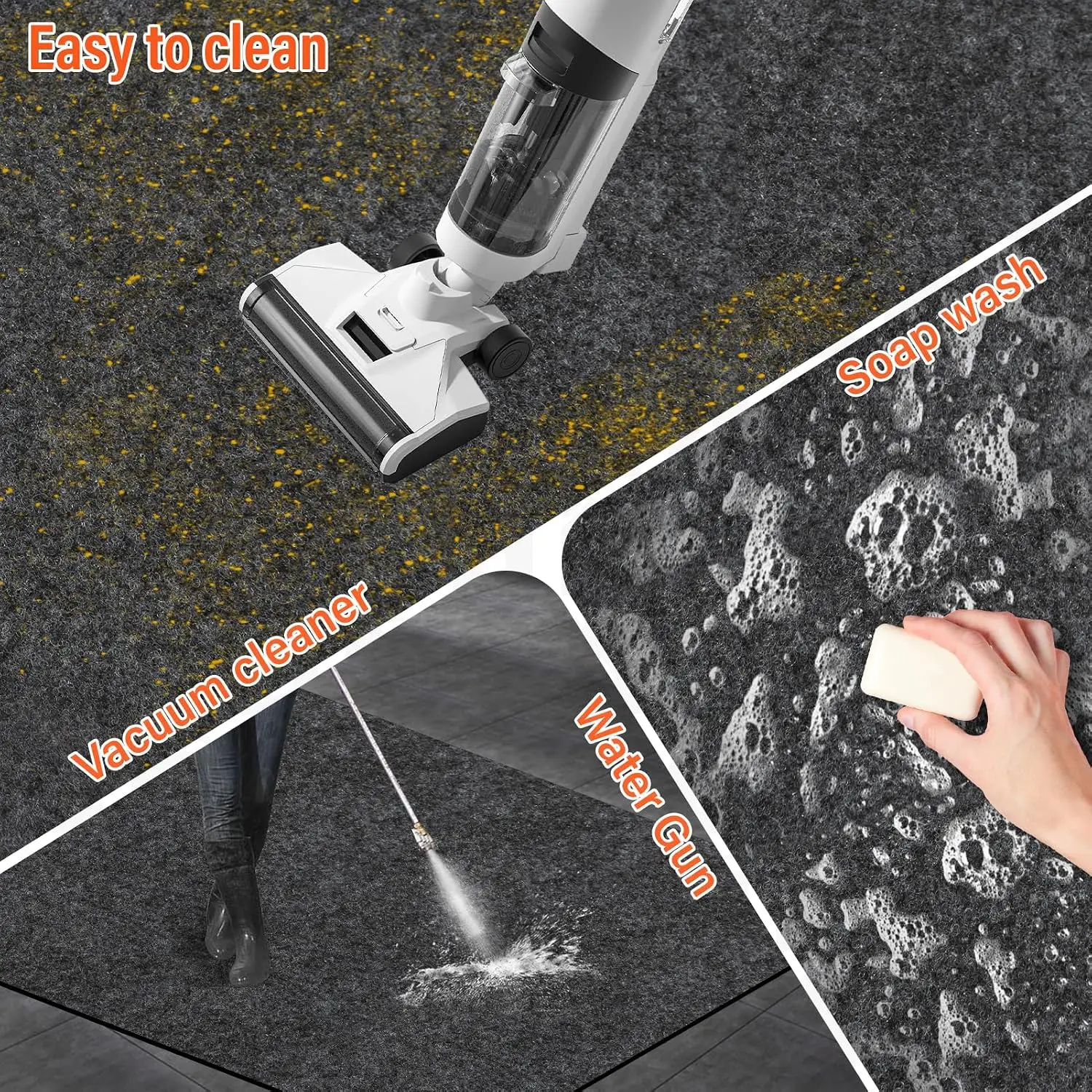 Langlebige, wiederverwendbare, waschbare, wasserdichte Ölauffangmatte für die Garage, Öltropfmatte, verhindert Ölauffangschalenüberlauf, Ölleckmatte für unter dem Auto – Detail 6