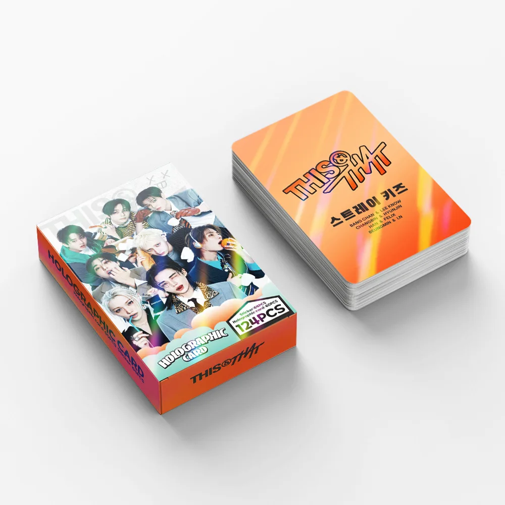 124Pcs RUN IT THIS & THAT Lomo Cards Photocards Stickers HD Fans Collection Cards Decorative Stickers Present Gifts image 4