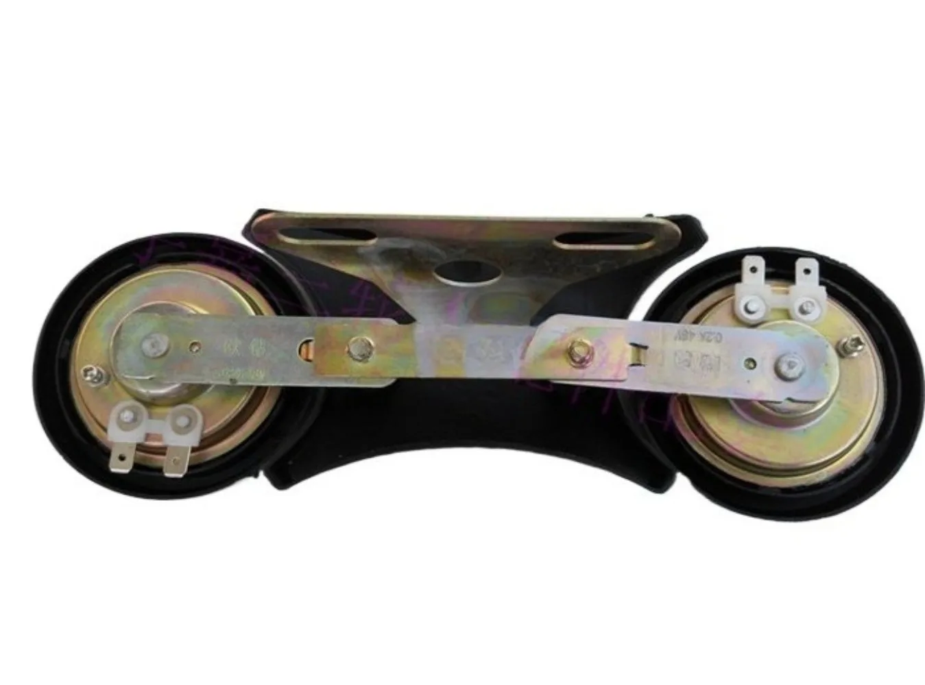 1SET for Wholesale Electric Tricycle Electric Tricycle Horn Binaural Dual Horn 48V Horn for Prince High Quality