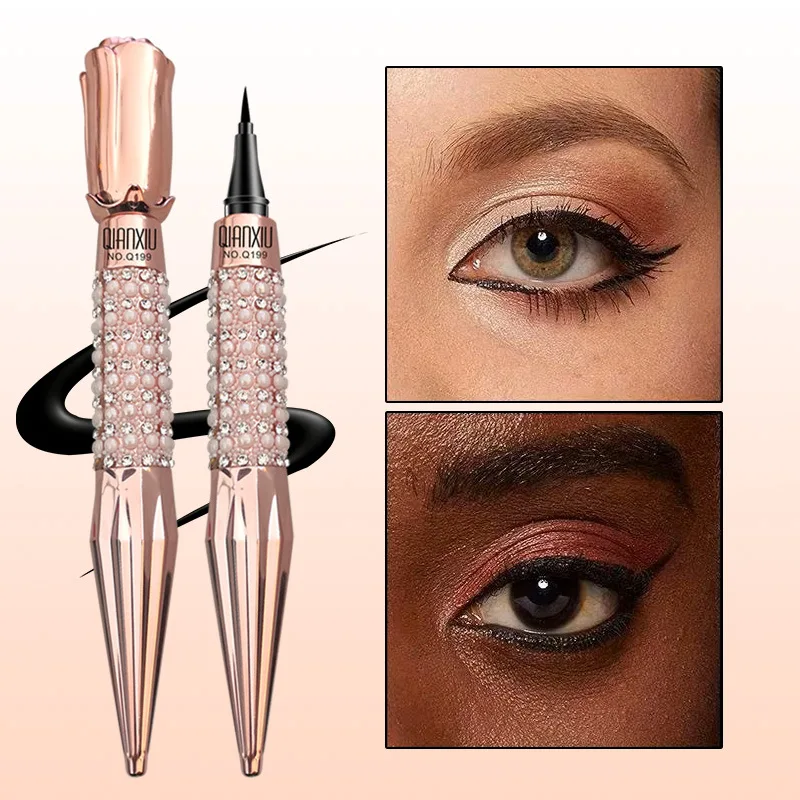 Caneta Delineadora à Prova d'Água e Resistente ao Suor da Queen, uma Caneta Delineadora de Longa Duração e que Não Resseca os Olhos