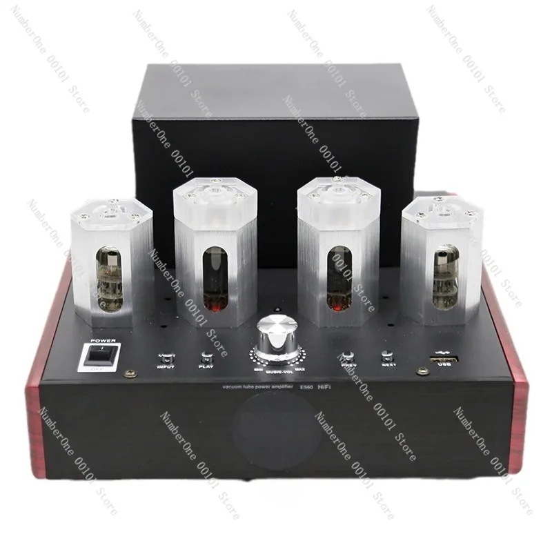 High-power audiophile-grade electronic tube Bluetooth HIFI amplifier,professional-grade,lossless sound,home studio compatible