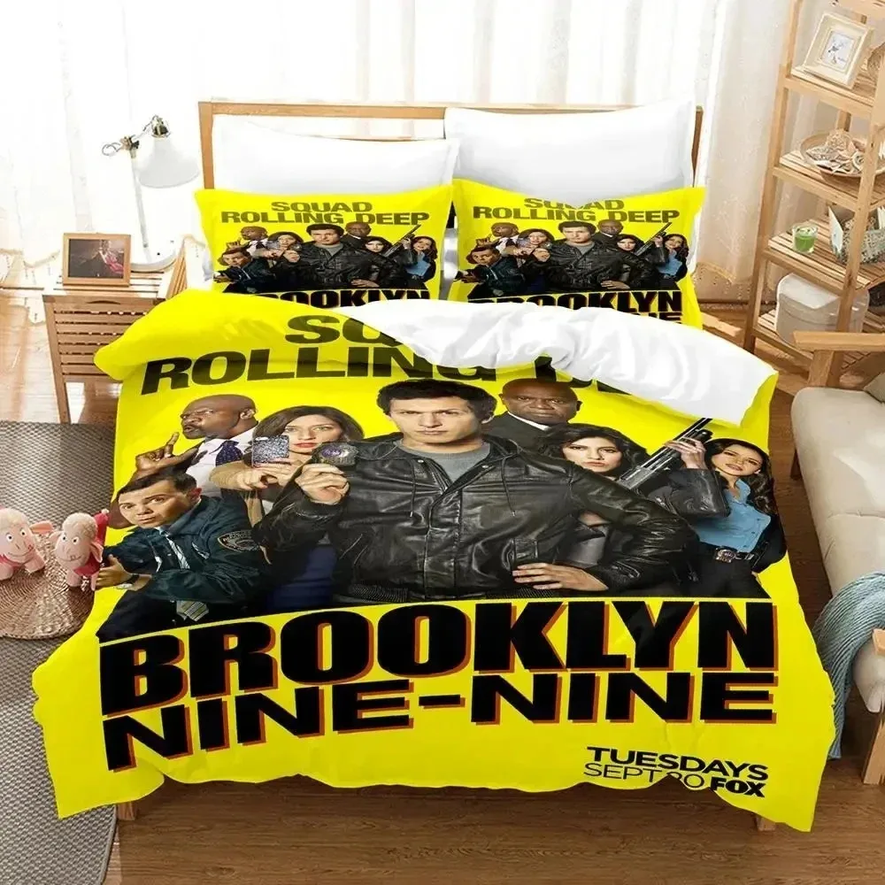 

TV Trend Brooklyn Nine-Nine Bedding Set Duvet Cover Bed Set Quilt Cover Pillowcase Comforter king Queen Size Boys Adult