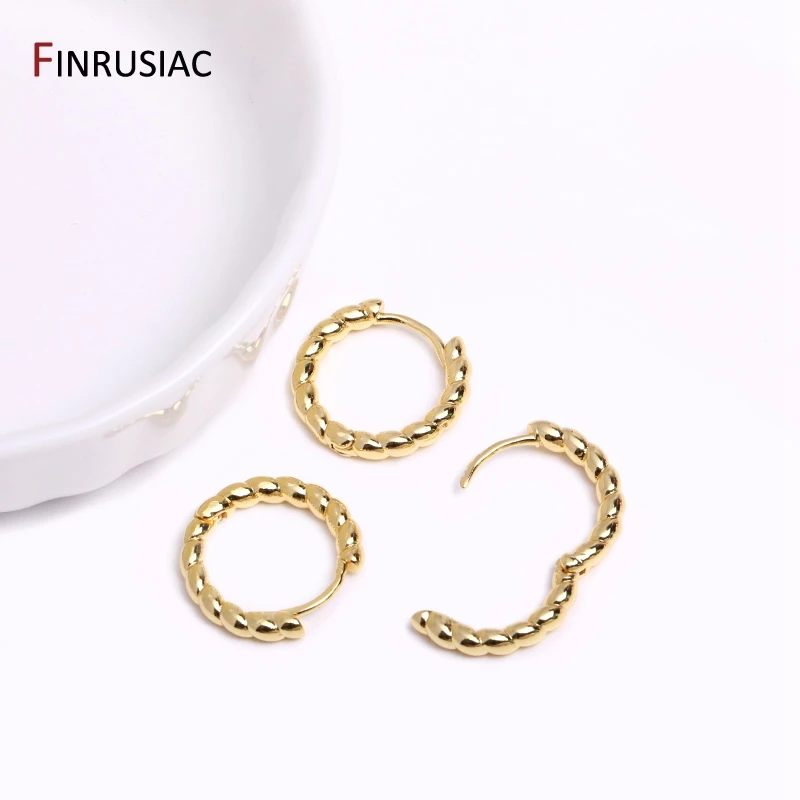 Gold Überzogene Messing Einfache Hoop Ohrringe Hohe Qualität Frauen Ohrringe, Eingelegten Zirkon Trendy Hoop Ohrringe Mode Schmuck Geschenke – Detail 23